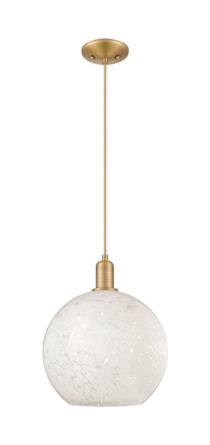 Innovations 716-1P-BB-G1216-12WM One Light Mini Pendant, Brushed Brass