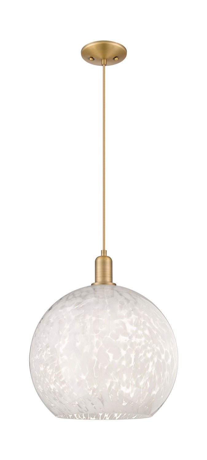 Innovations 716-1P-BB-G1216-14WM One Light Mini Pendant, Brushed Brass