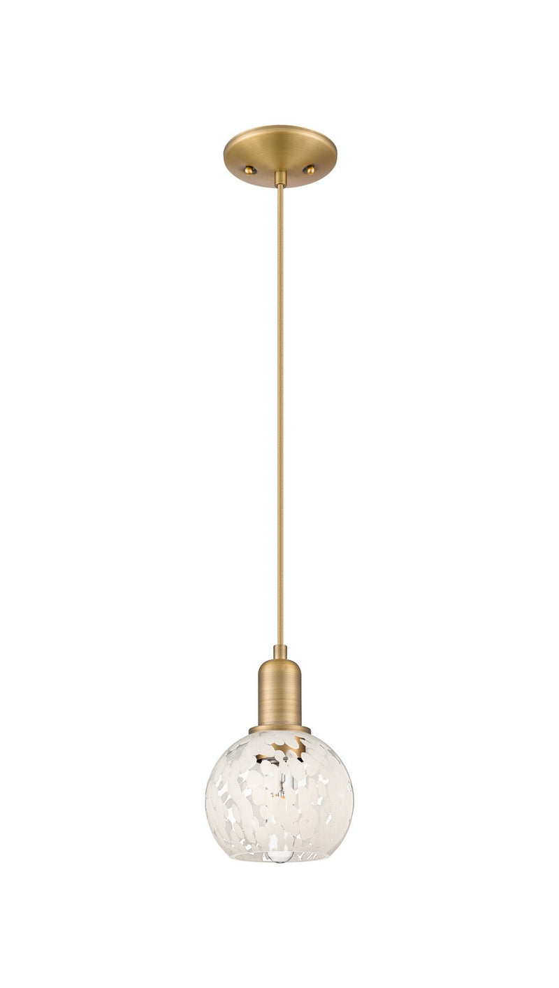 Innovations 716-1P-BB-G1216-6WM One Light Mini Pendant, Brushed Brass