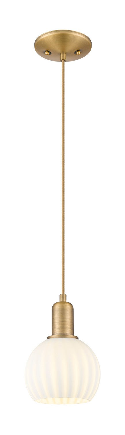 Innovations 716-1P-BB-G1217-6WV One Light Mini Pendant, Brushed Brass
