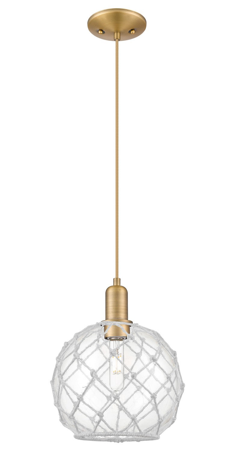 Innovations 716-1P-BB-G122-10RW One Light Mini Pendant, Brushed Brass