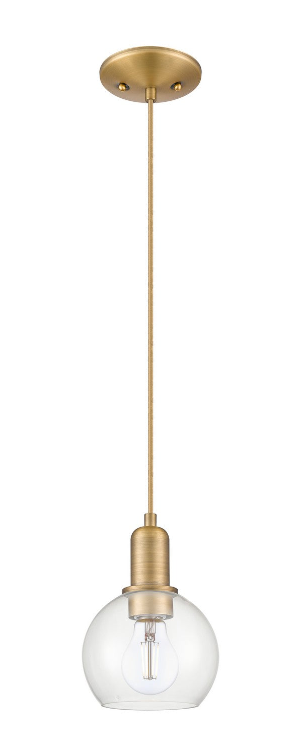 Innovations 716-1P-BB-G122-6 One Light Mini Pendant, Brushed Brass