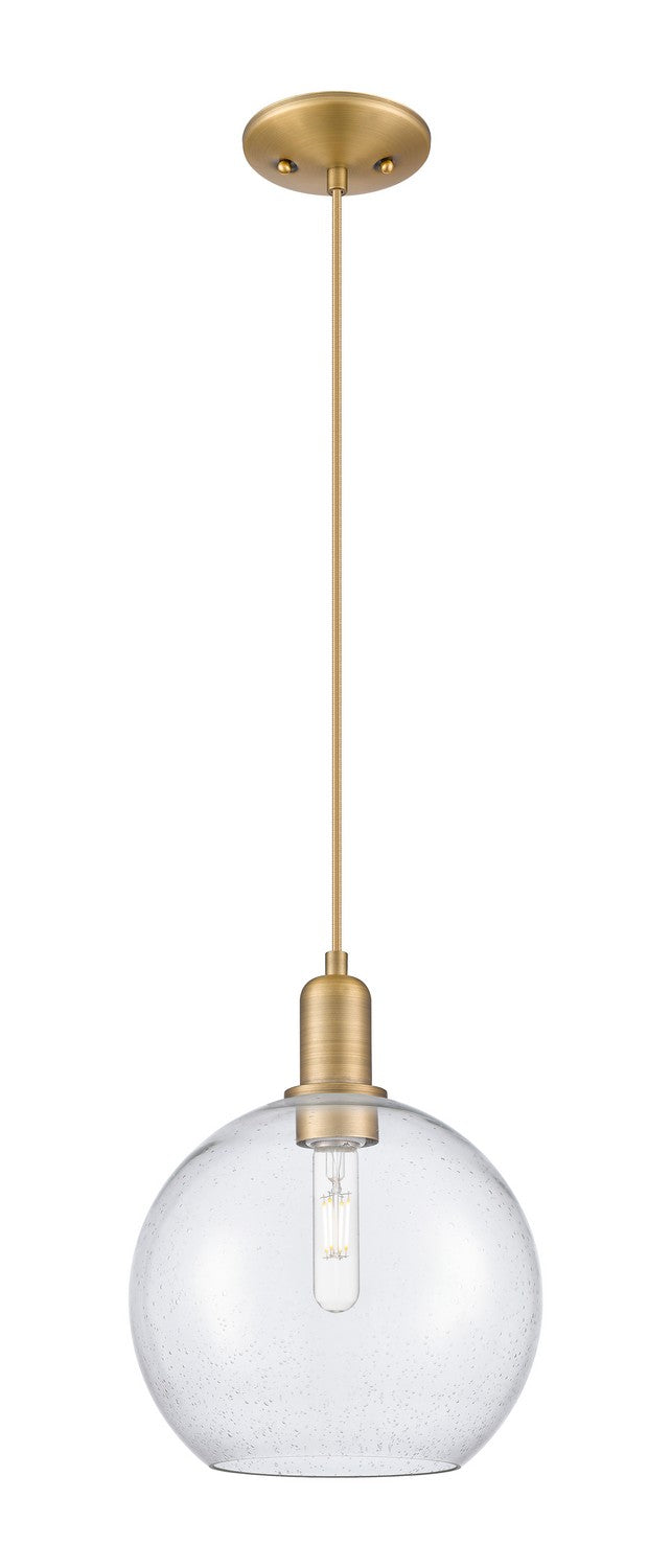 Innovations 716-1P-BB-G124-10 One Light Mini Pendant, Brushed Brass