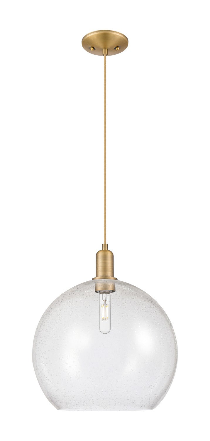 Innovations 716-1P-BB-G124-14 One Light Mini Pendant, Brushed Brass