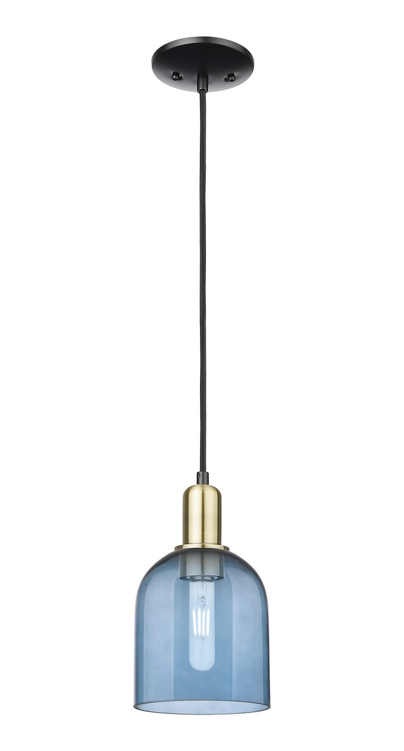 Innovations 716-1P-BAB-G558-6BL One Light Mini Pendant, Black Antique Brass