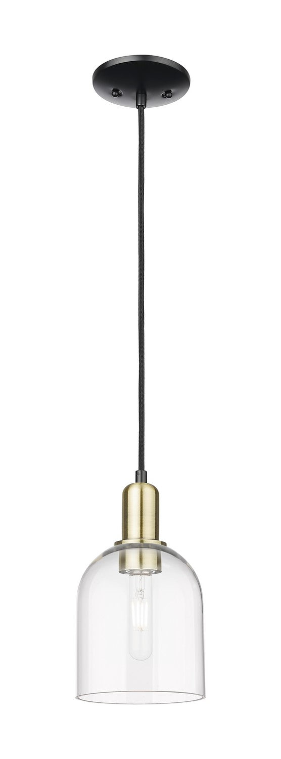 Innovations 716-1P-BAB-G558-6CL One Light Mini Pendant, Black Antique Brass