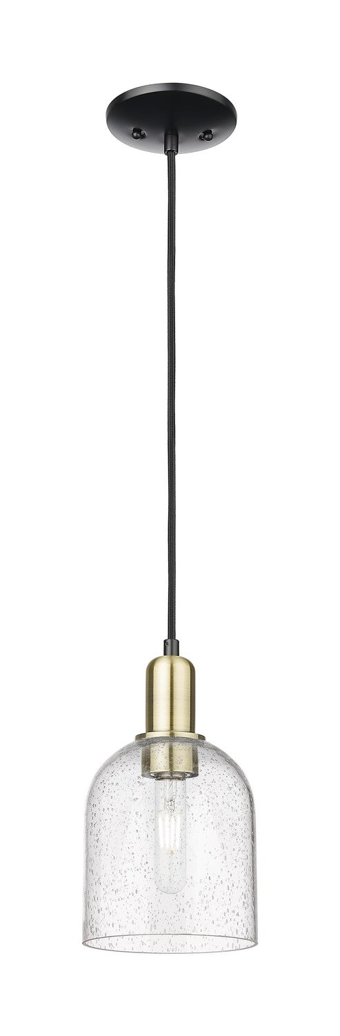 Innovations 716-1P-BAB-G558-6SDY One Light Mini Pendant, Black Antique Brass