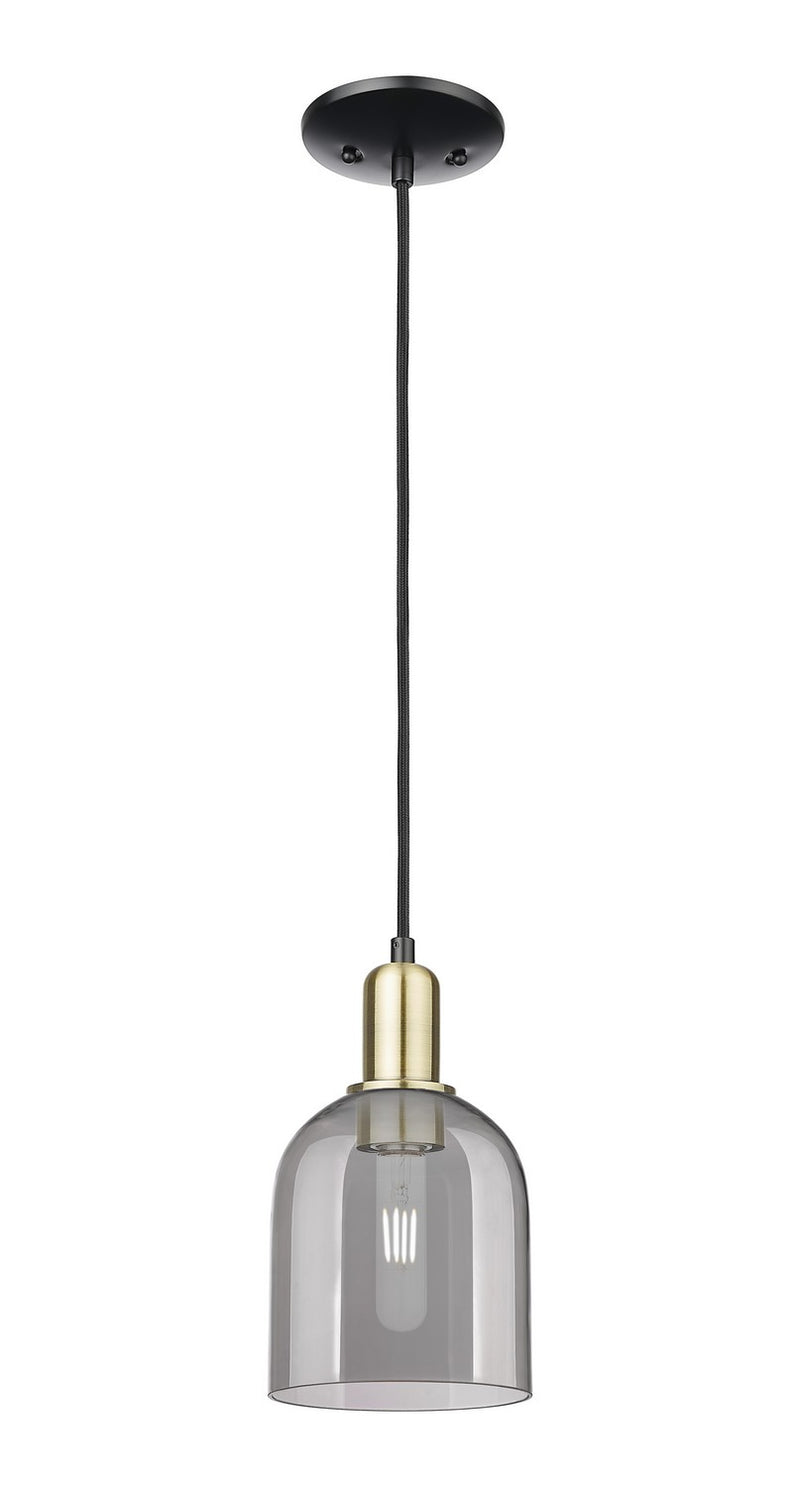 Innovations 716-1P-BAB-G558-6SM One Light Mini Pendant, Black Antique Brass