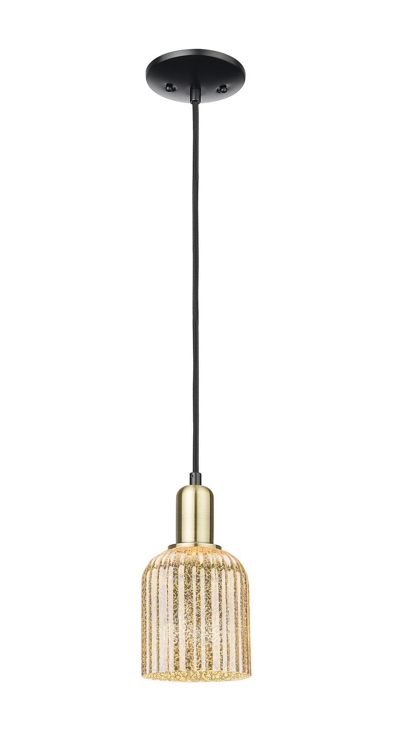 Innovations 716-1P-BAB-G559-5ME One Light Mini Pendant, Black Antique Brass