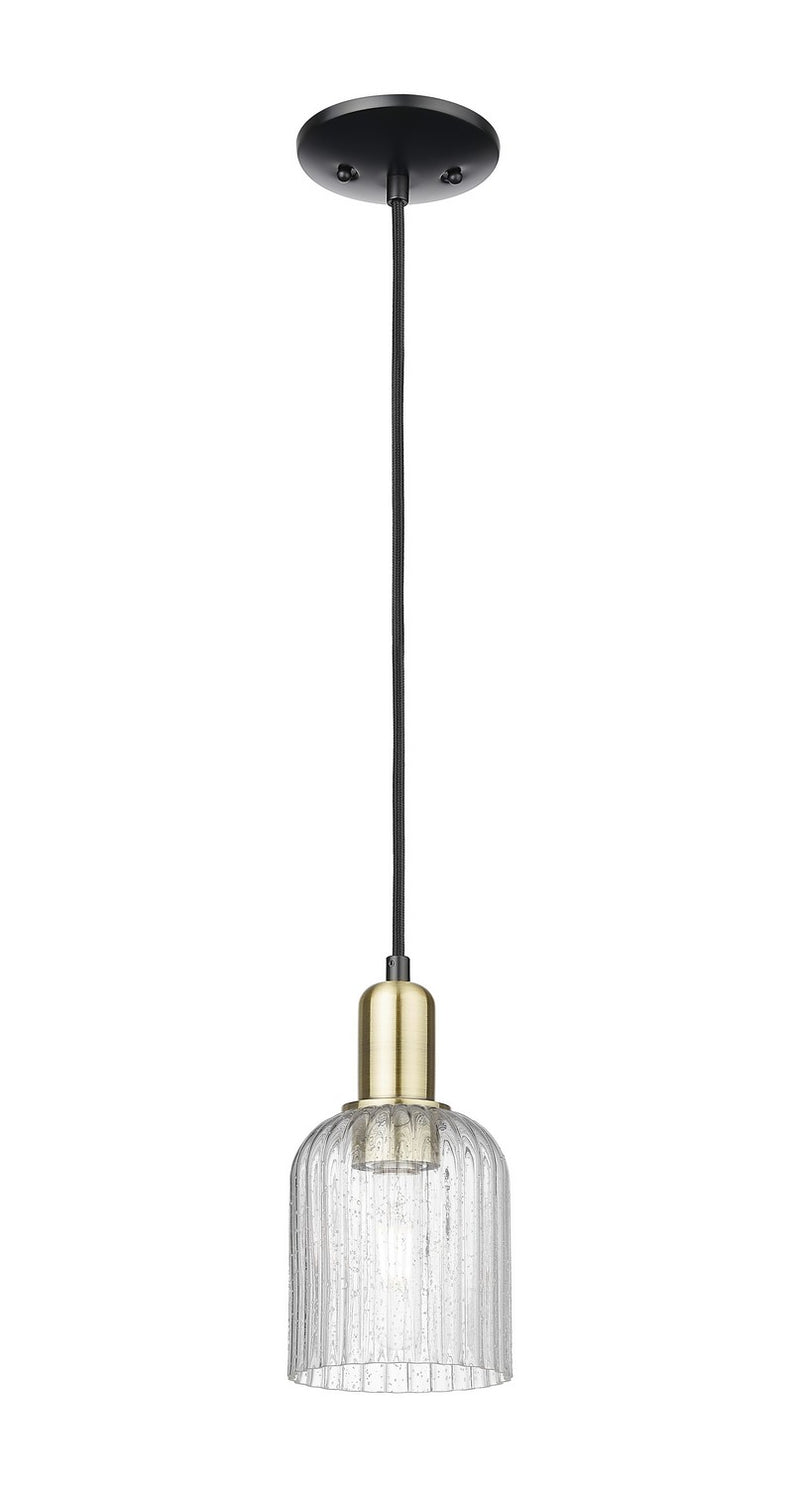 Innovations 716-1P-BAB-G559-5SDY One Light Mini Pendant, Black Antique Brass
