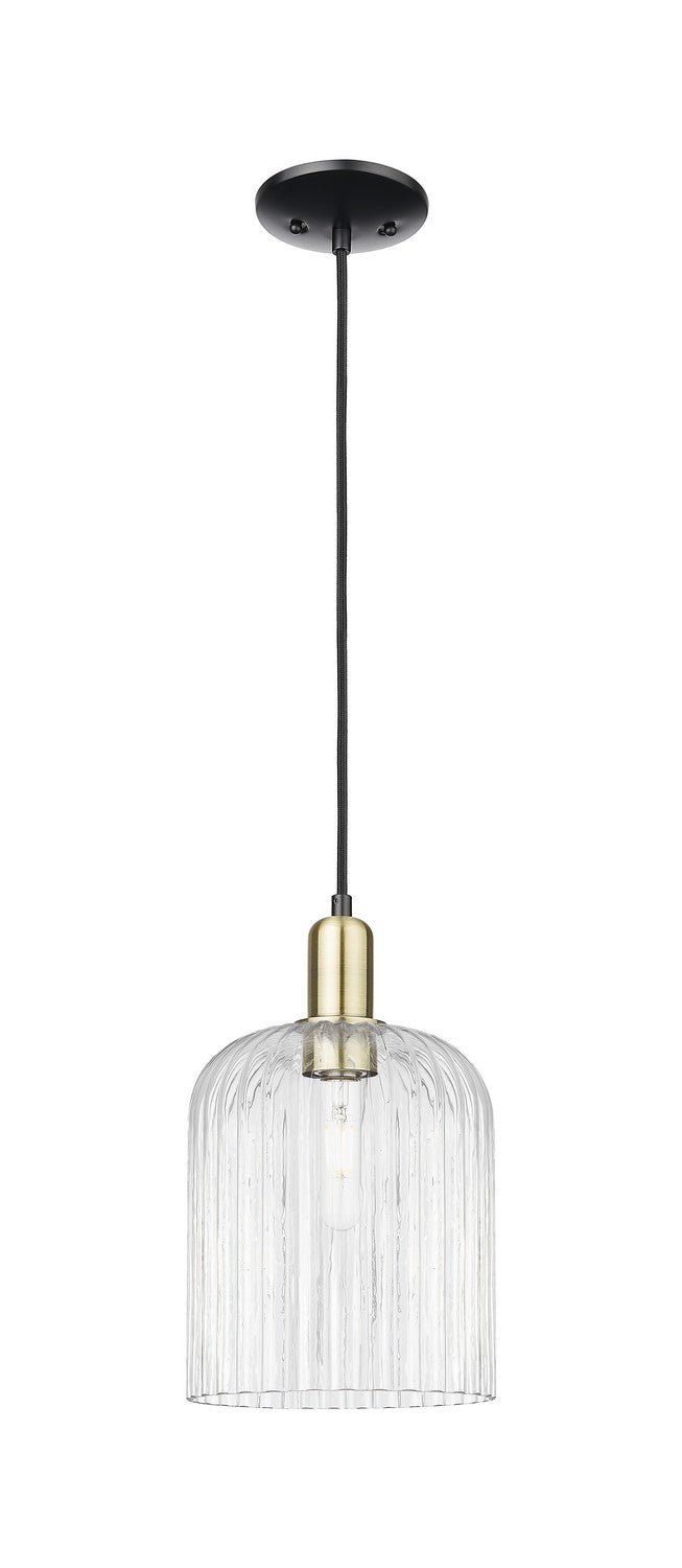 Innovations 716-1P-BAB-G559-8CL One Light Mini Pendant, Black Antique Brass