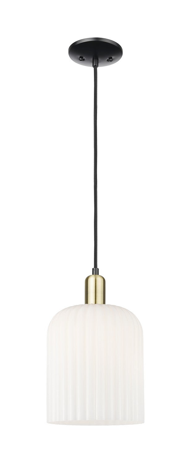 Innovations 716-1P-BAB-G559-8GWH One Light Mini Pendant, Black Antique Brass