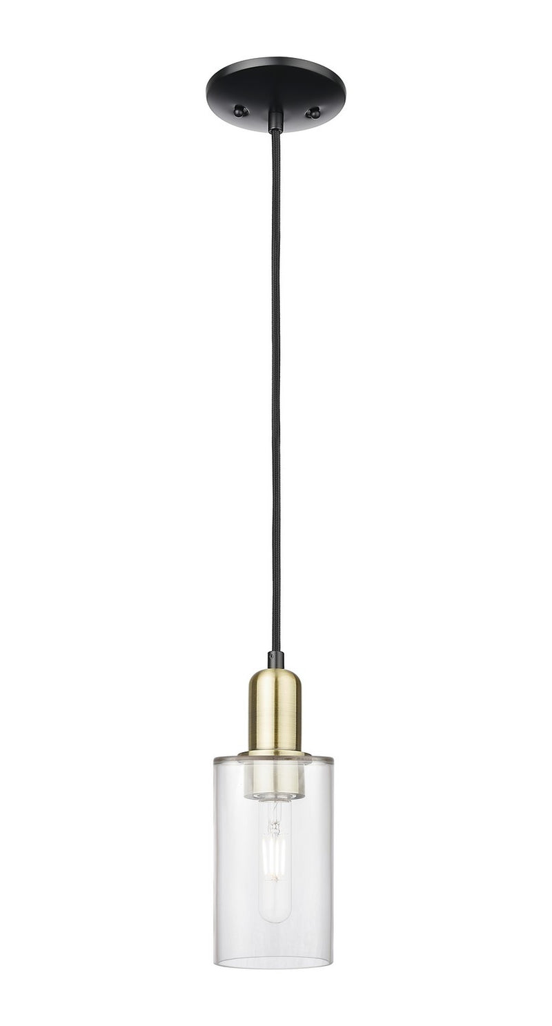 Innovations 716-1P-BAB-G802 One Light Mini Pendant, Black Antique Brass