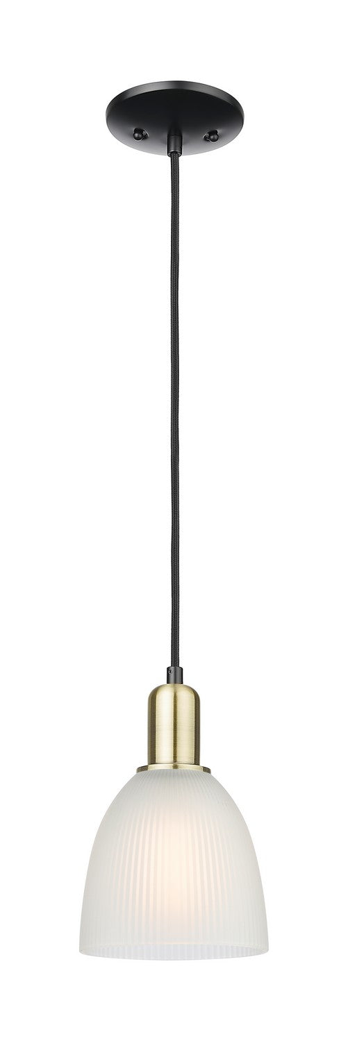 Innovations 716-1P-BAB-G381 One Light Mini Pendant, Black Antique Brass