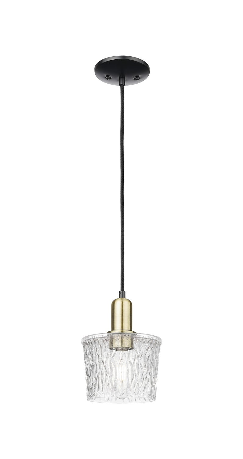 Innovations 716-1P-BAB-G402 One Light Mini Pendant, Black Antique Brass