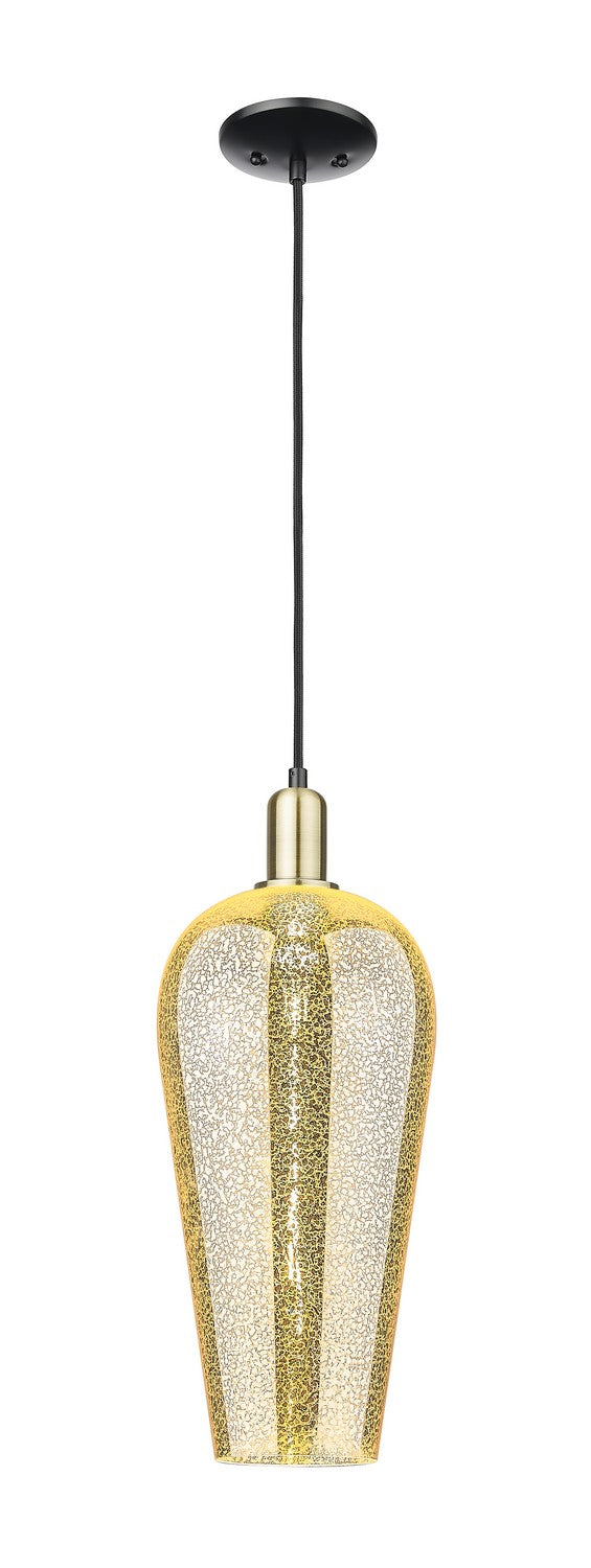 Innovations 716-1P-BAB-G456-8ME One Light Mini Pendant, Black Antique Brass