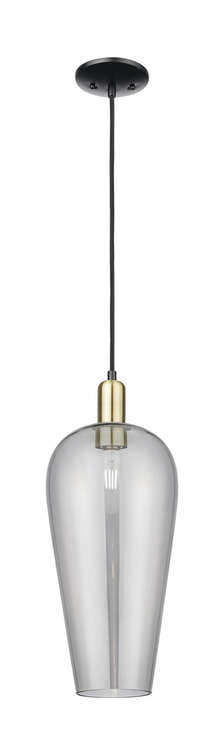 Innovations 716-1P-BAB-G456-8SM One Light Mini Pendant, Black Antique Brass