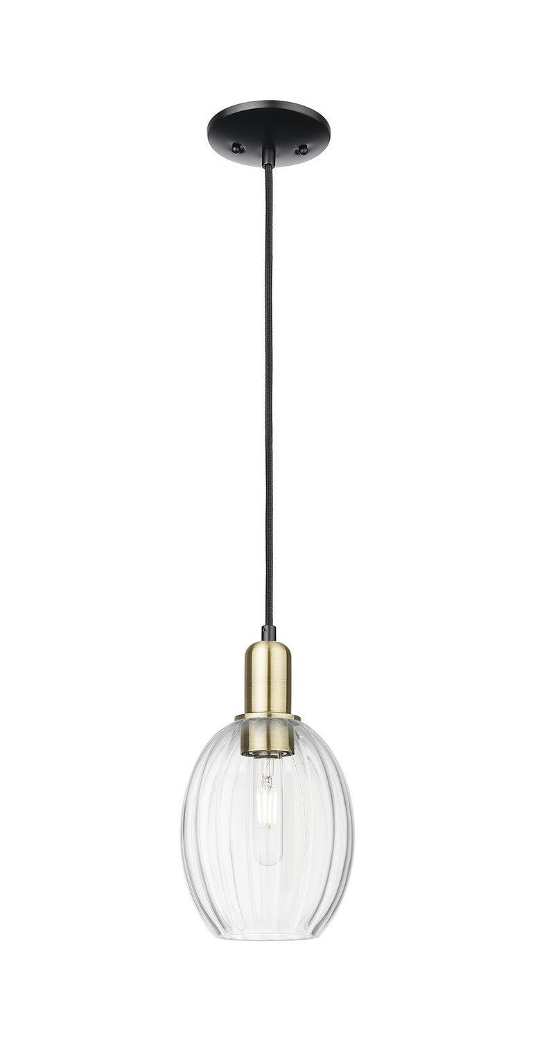 Innovations 716-1P-BAB-G459-6CL One Light Mini Pendant, Black Antique Brass