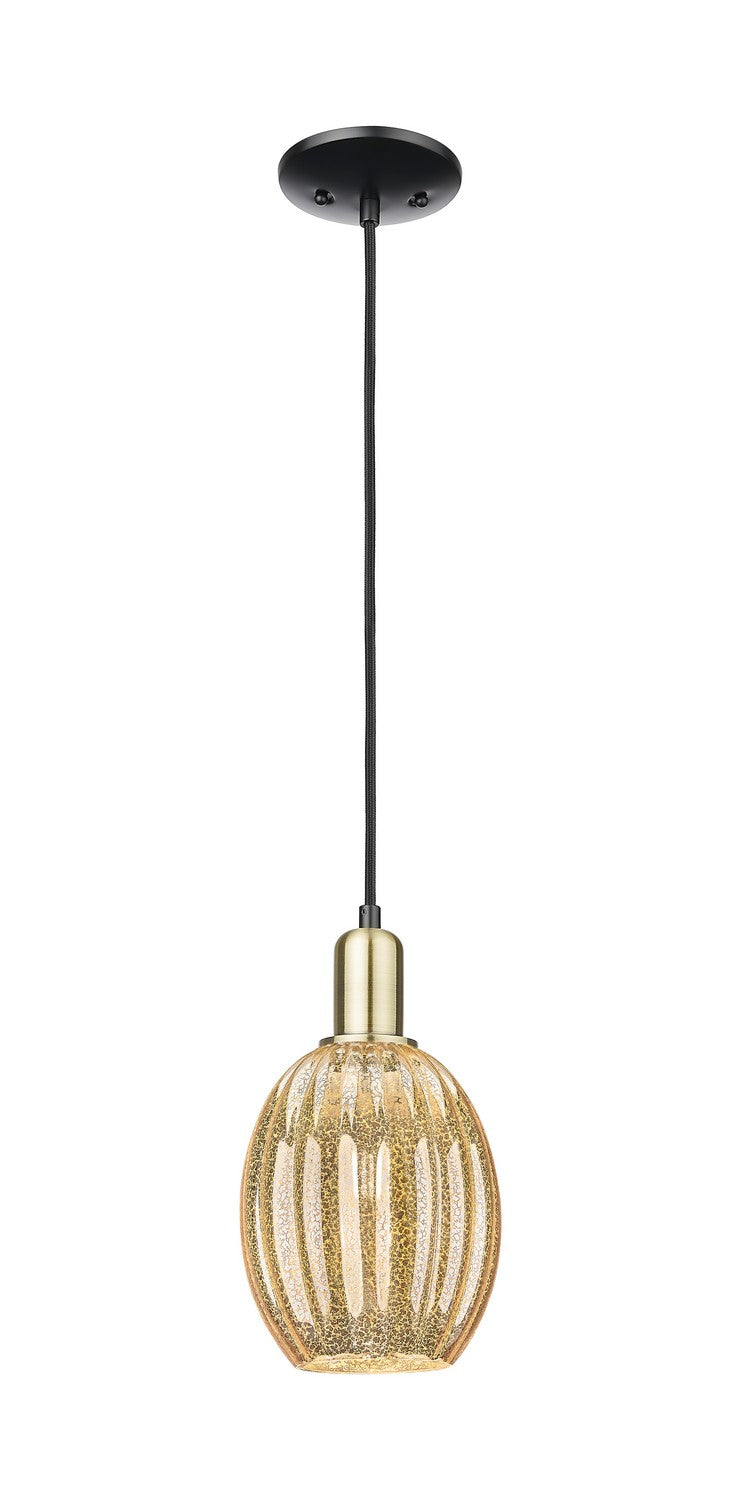 Innovations 716-1P-BAB-G459-6ME One Light Mini Pendant, Black Antique Brass