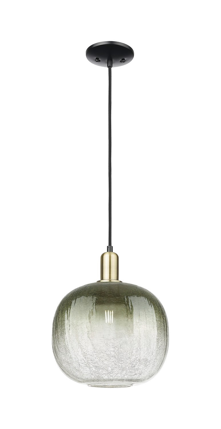Innovations 716-1P-BAB-G481-10SL One Light Mini Pendant, Black Antique Brass