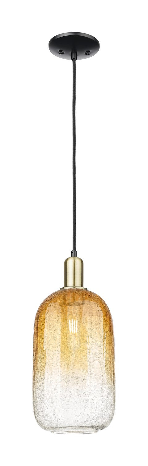 Innovations 716-1P-BAB-G482-7AM One Light Mini Pendant, Black Antique Brass