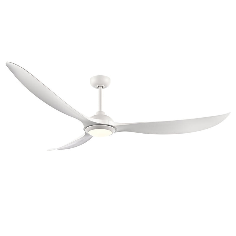 Millennium 1087WLED-MWW-MWW 72" Ceiling Fan, Matte White