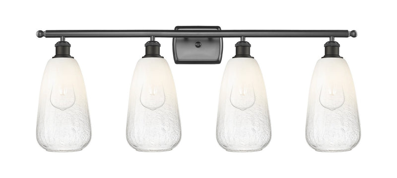 Innovations 516-4W-OB-G480-6OP Four Light Bath Vanity, Oil Rubbed Bronze