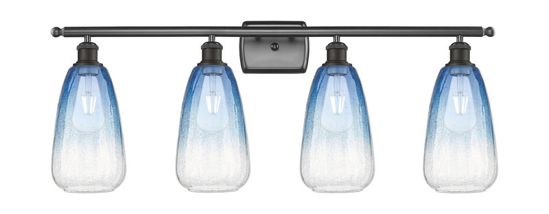 Innovations 516-4W-OB-G480-6SB Four Light Bath Vanity, Oil Rubbed Bronze