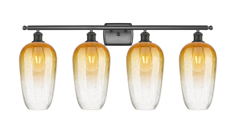 Innovations 516-4W-OB-G484-7AM Four Light Bath Vanity, Oil Rubbed Bronze
