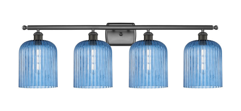 Innovations 516-4W-OB-G559-8BL Four Light Bath Vanity, Oil Rubbed Bronze