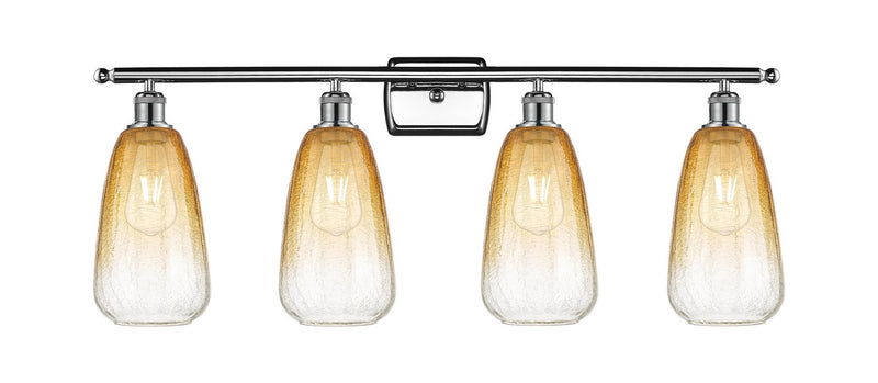 Innovations 516-4W-PC-G480-6AM Four Light Bath Vanity, Polished Chrome