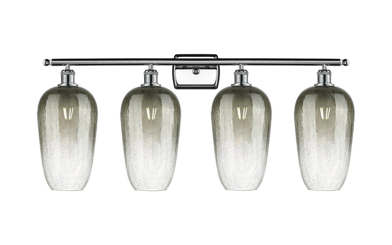 Innovations 516-4W-PC-G484-7SL Four Light Bath Vanity, Polished Chrome