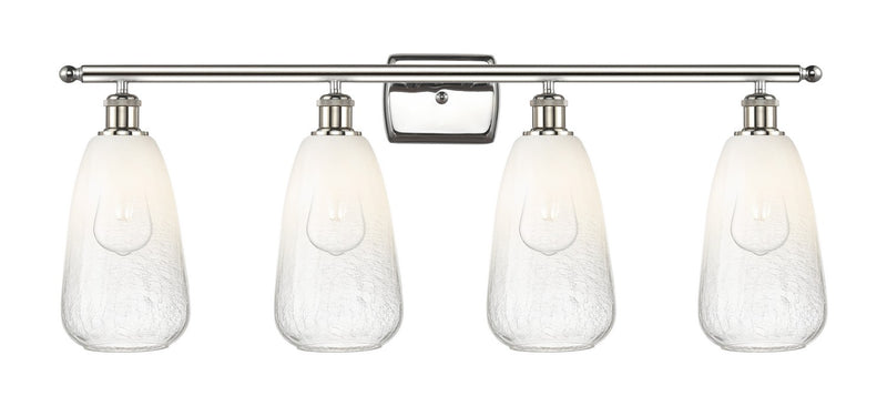 Innovations 516-4W-PN-G480-6OP Four Light Bath Vanity, Polished Nickel