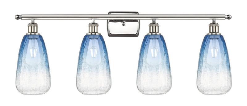 Innovations 516-4W-PN-G480-6SB Four Light Bath Vanity, Polished Nickel