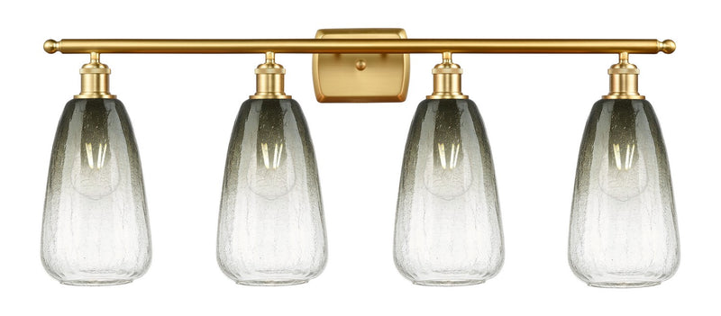 Innovations 516-4W-SG-G480-6SL Four Light Bath Vanity, Satin Gold