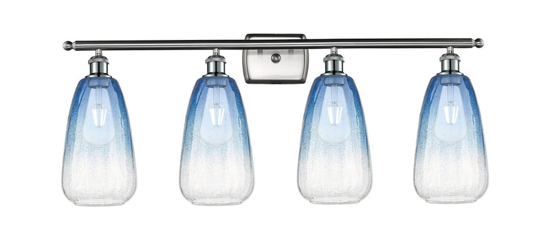 Innovations 516-4W-SN-G480-6SB Four Light Bath Vanity, Brushed Satin Nickel