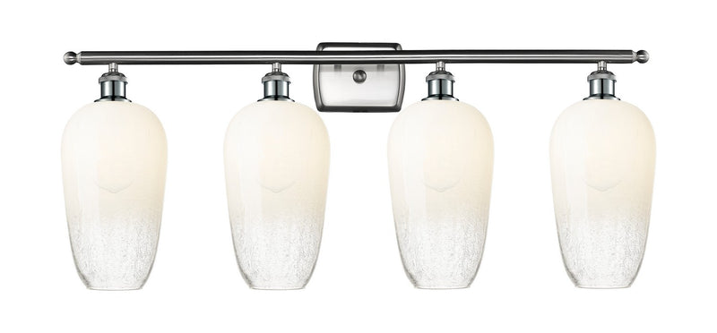 Innovations 516-4W-SN-G484-7OP Four Light Bath Vanity, Brushed Satin Nickel