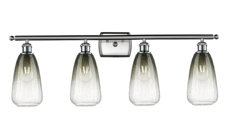 Innovations 516-4W-SN-G480-6SL Four Light Bath Vanity, Brushed Satin Nickel
