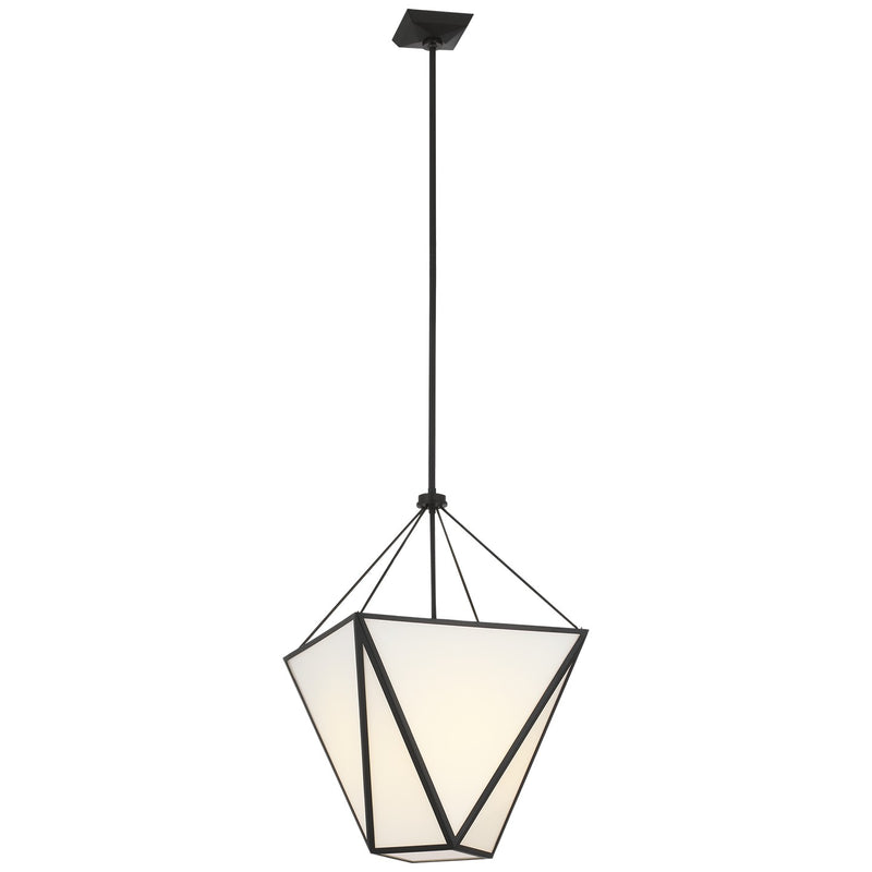 Visual Comfort Signature JN 5260MI-WG LED Lantern, Modern Iron