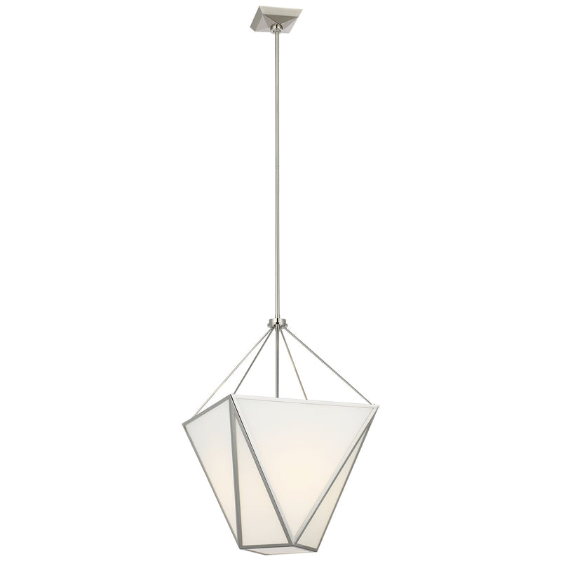 Visual Comfort Signature JN 5260PN-WG LED Lantern, Polished Nickel