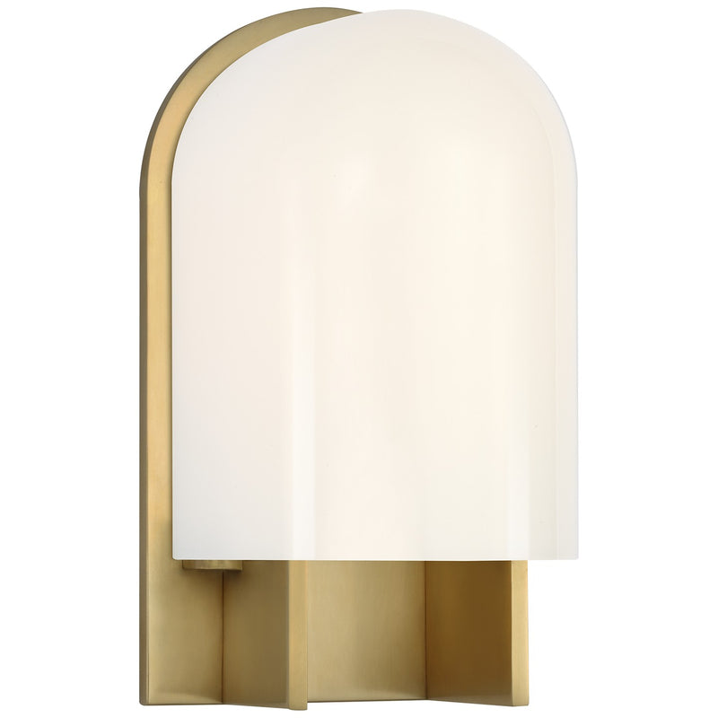 Visual Comfort Signature KW 2930AB-WG LED Wall Sconce, Antique-Burnished Brass
