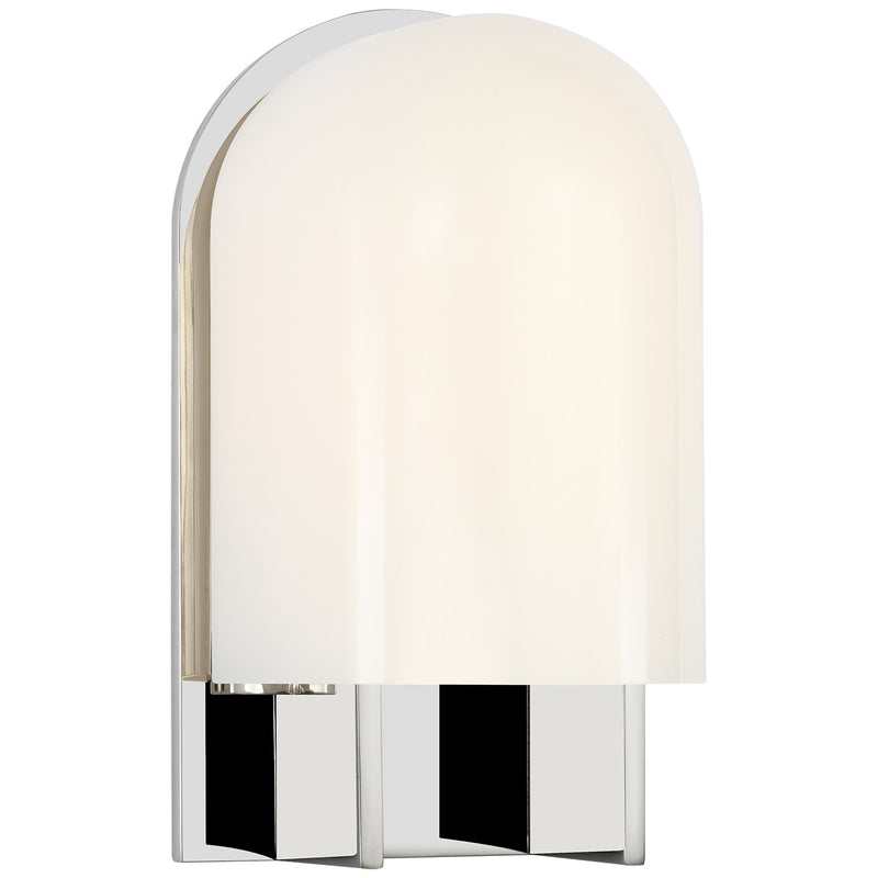 Visual Comfort Signature KW 2930PN-WG LED Wall Sconce, Polished Nickel