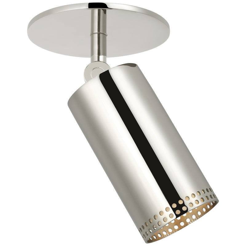 Visual Comfort Signature KW 4059PN LED Flush Mount, Polished Nickel