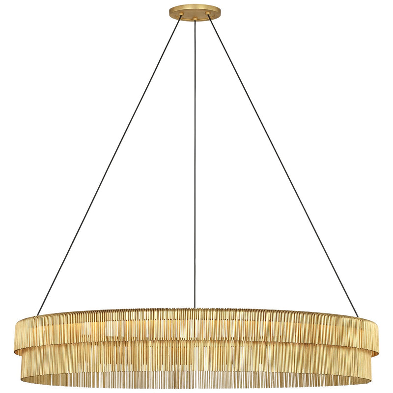 Visual Comfort Signature KW 5061G LED Chandelier, Gild