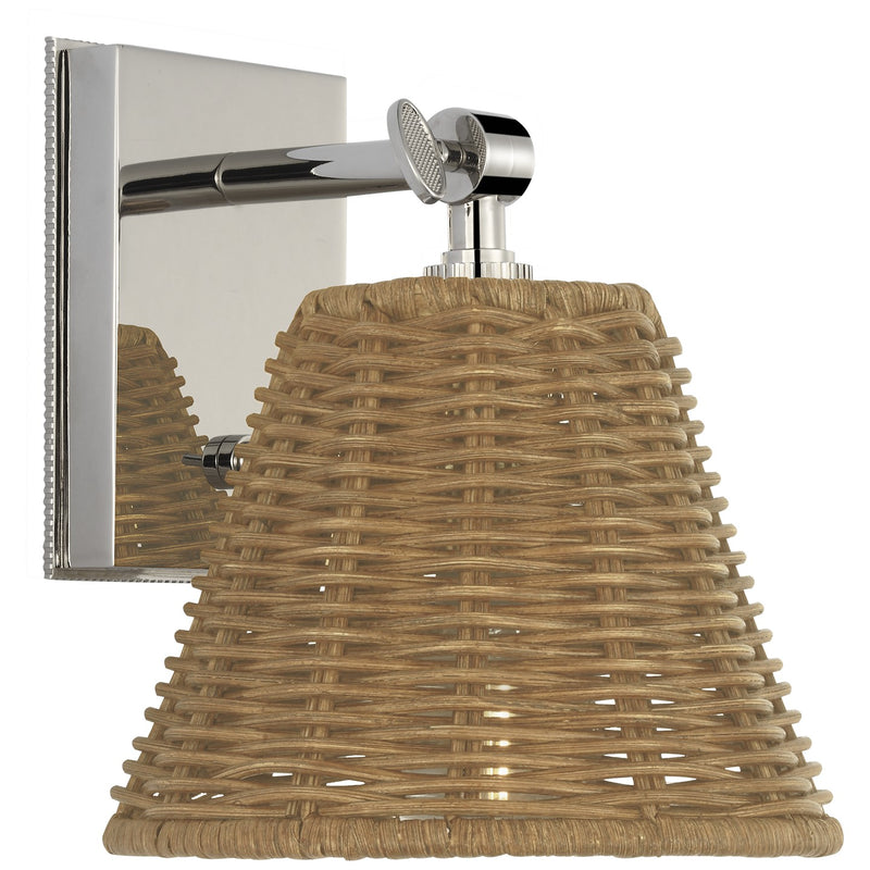 Visual Comfort Signature MF 2203PN-NTW LED Wall Sconce, Polished Nickel