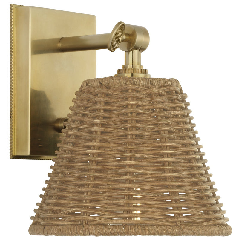 Visual Comfort Signature MF 2203SB-NTW LED Wall Sconce, Soft Brass