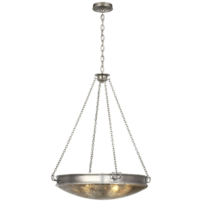 Visual Comfort Signature MF 5210PWT-MG LED Chandelier, Pewter