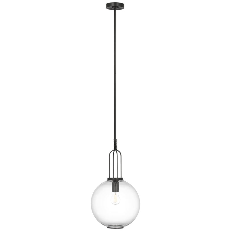 Visual Comfort Signature MF 5225BZ-CG LED Pendant, Bronze