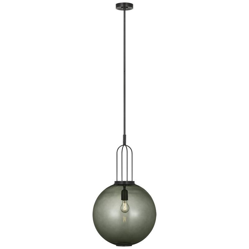 Visual Comfort Signature MF 5256BZ-SMG LED Pendant, Bronze