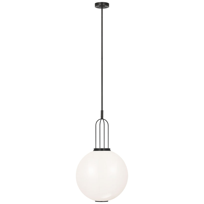 Visual Comfort Signature MF 5256BZ-WG LED Pendant, Bronze